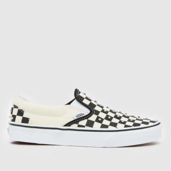 Vans Black & White Classic Slip-on Rhinestone Womens Trainers