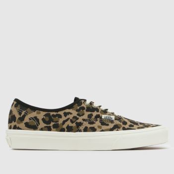 Vans Beige & Brown Authentic Womens Trainers