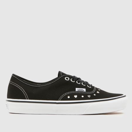 Womens Black Vans Authentic Trainers | schuh Womens Black Vans Authentic Trainers | schuh