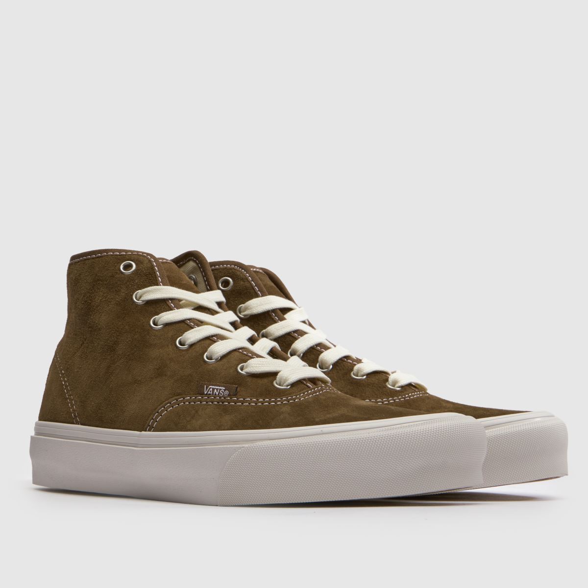 Vans Authentic Hi 2.0 in Brown & White Vans Authentic Hi 2.0 3