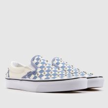 Damen Vans Weiß-hellblau Classic Slip-on Sneaker Vans Classic Slip-On,2 von 4