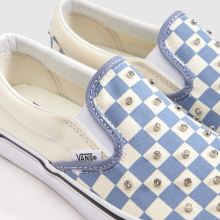 Damen Vans Weiß-hellblau Classic Slip-on Sneaker Vans Classic Slip-On,3 von 4