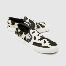 Vans Classic Slip-On Cow in Black & White Vans Classic Slip-On Cow,3 of 4