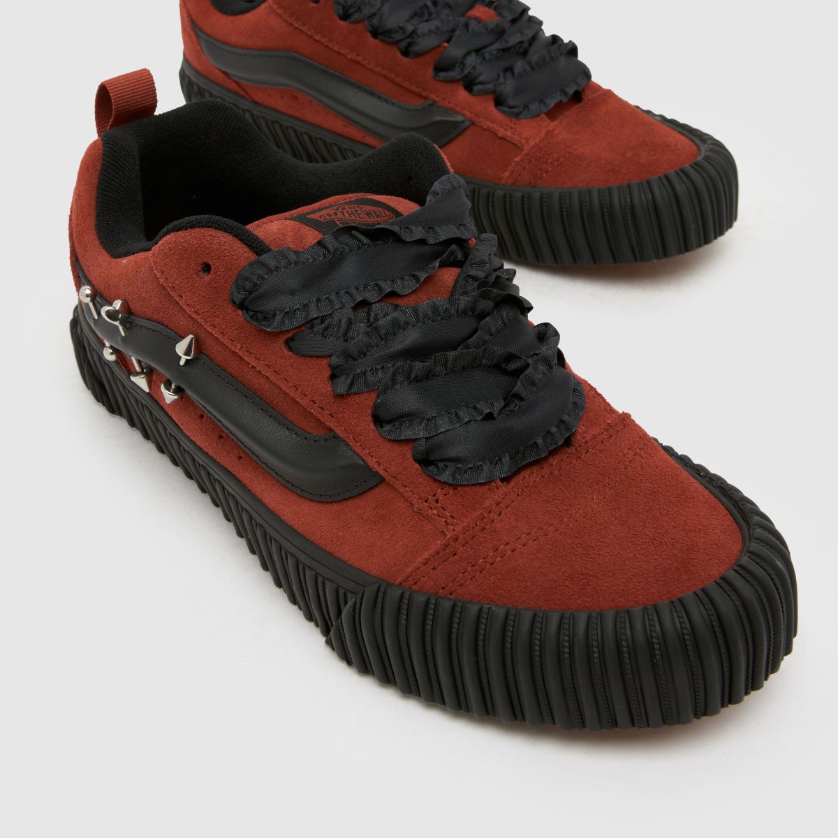 Vans Knu Skool Pierced in Brown Vans Knu Skool Pierced 4