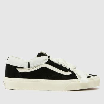Vans Black & White Old Skool Womens Trainers