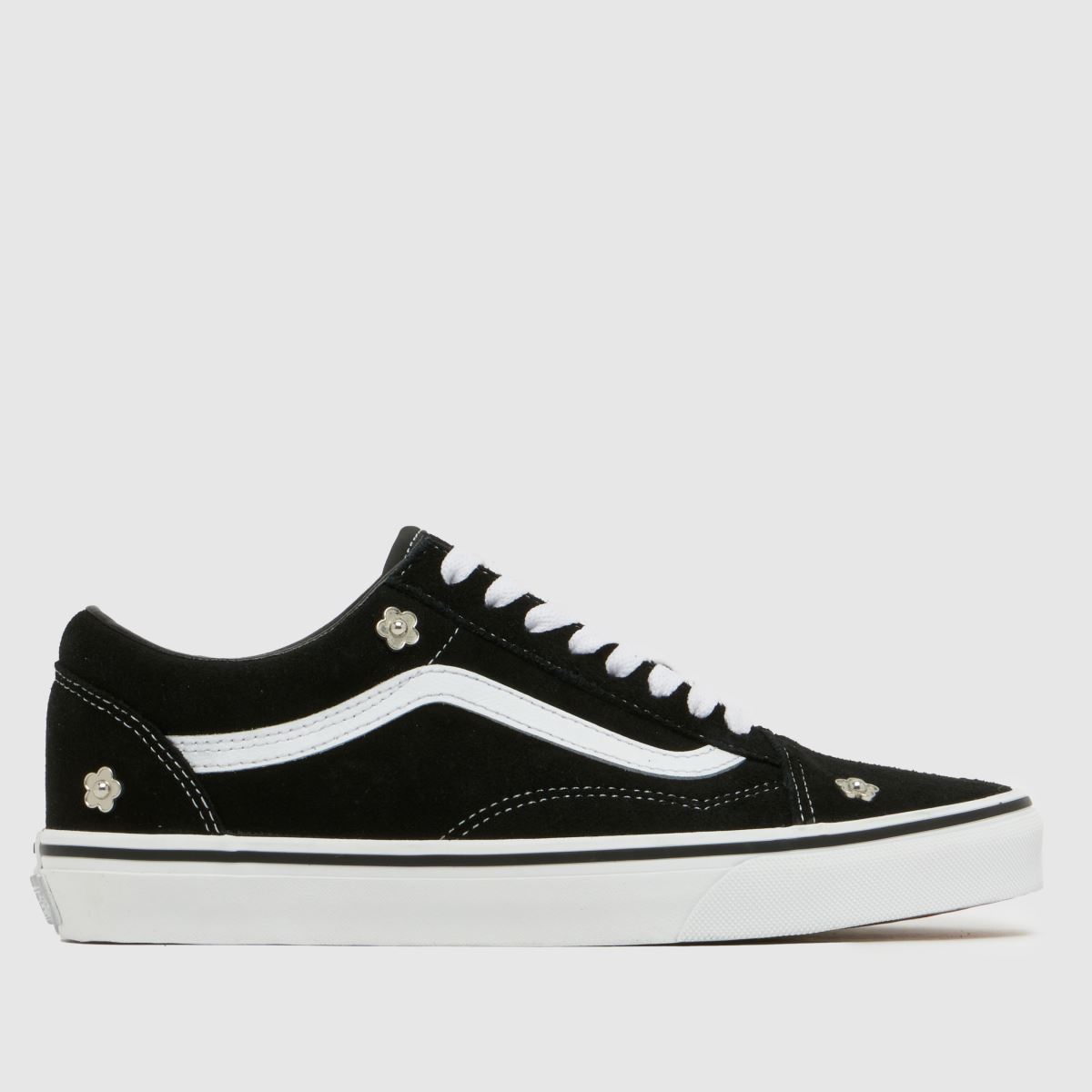 Vans Old Skool Trainers in Black & Silver