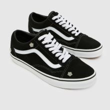 Vans Old Skool in Black & Silver Vans Old Skool,3 of 4