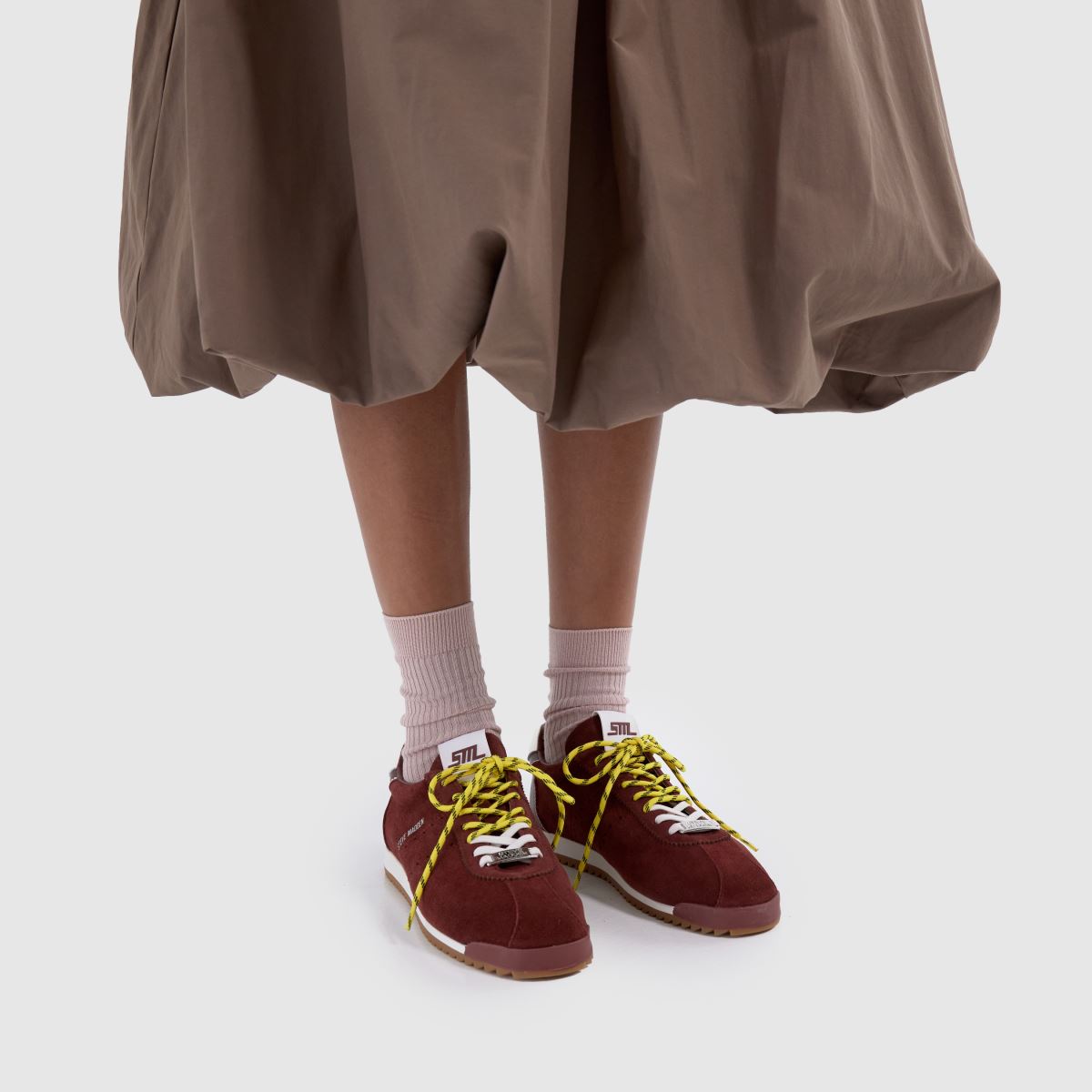 Womens Burgundy Steve Madden Mirage Trainers | schuh