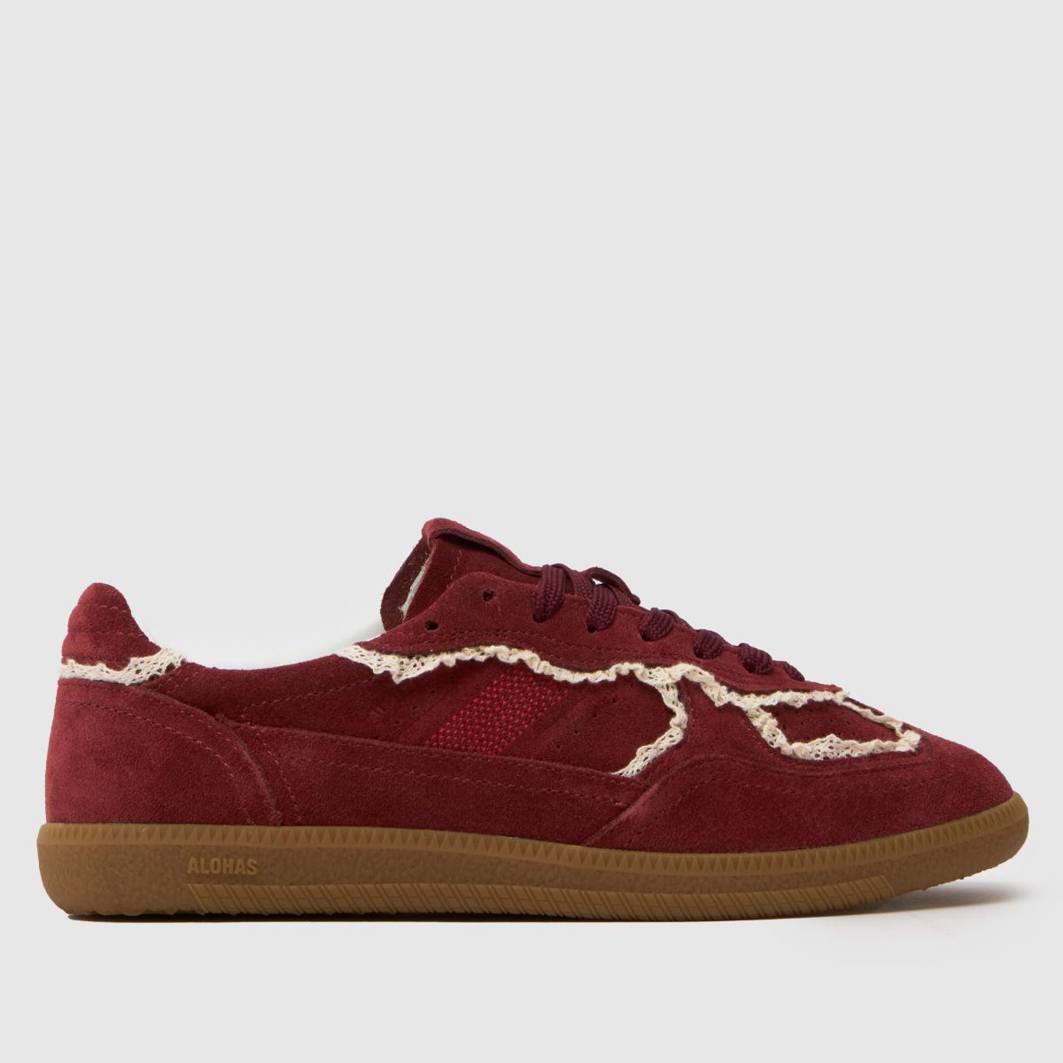 ALOHAS TB.490 Rife Trainers in Burgundy