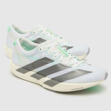 adidas Adizero Adios 9 in White & Silver adidas Adizero Adios 9,3 of 4