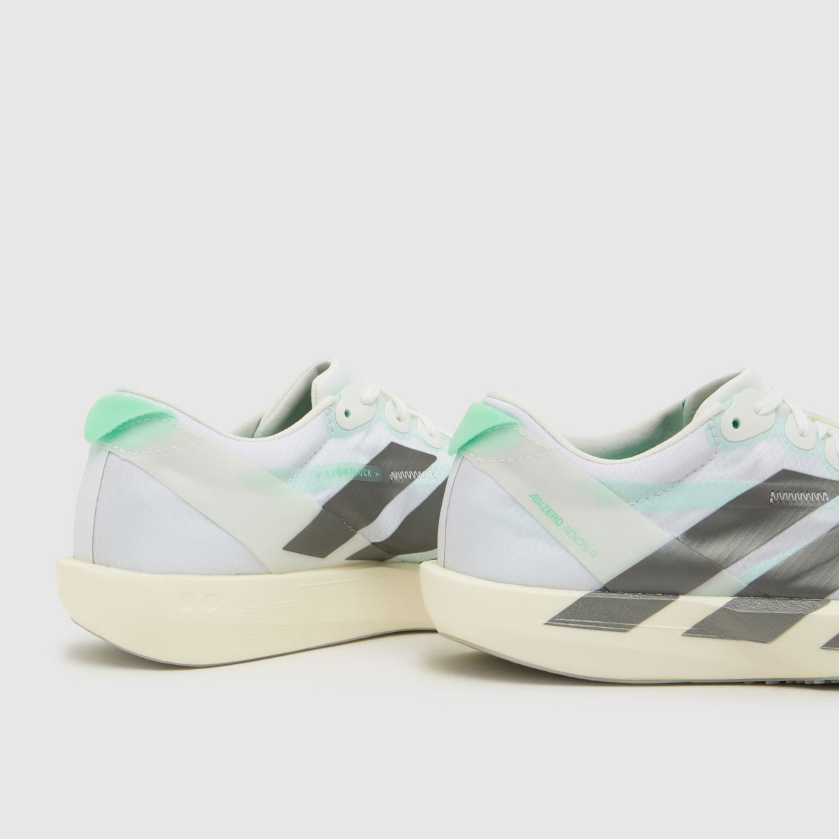 adidas Adizero Adios 9 in White & Silver adidas Adizero Adios 9 7