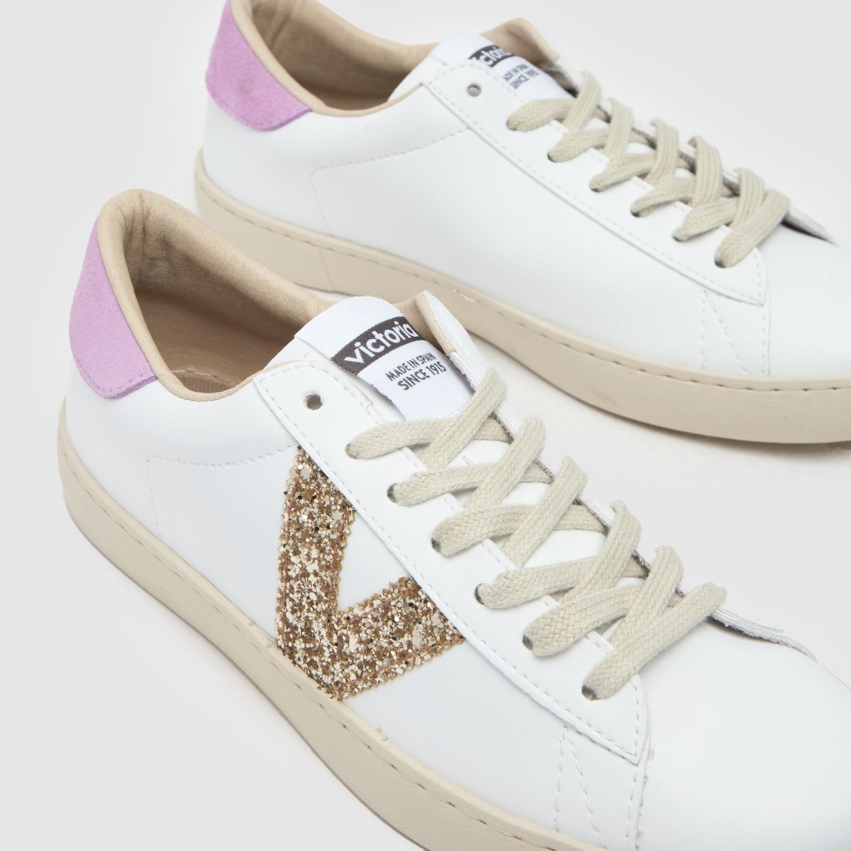 Victoria / Damen-Schnürschuh / SMASH - METAL GLITTER