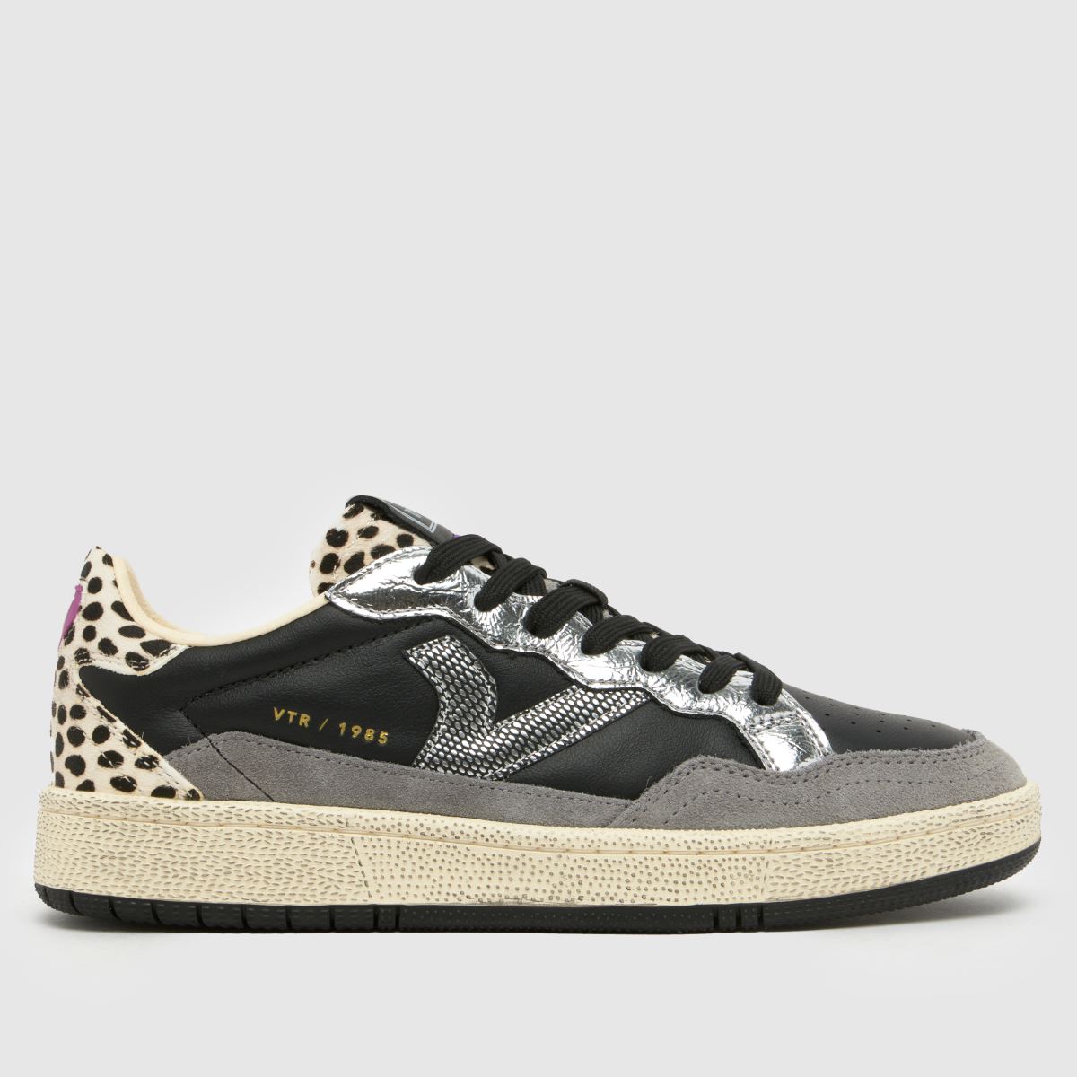 Click to view product details and reviews for Victoria Smash Trainers In Silver Multi.