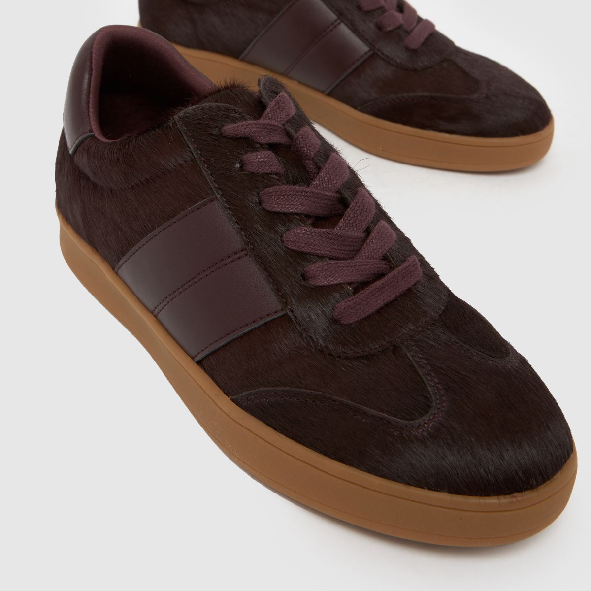 schuh Miley Leather Trainer in Burgundy schuh Miley Leather Trainer 4