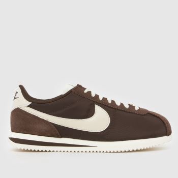 Nike Brown & White Cortez Womens Trainers