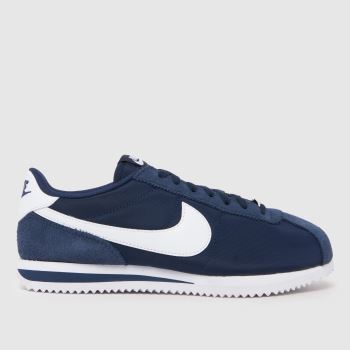 Nike Navy & White Cortez Womens Trainers