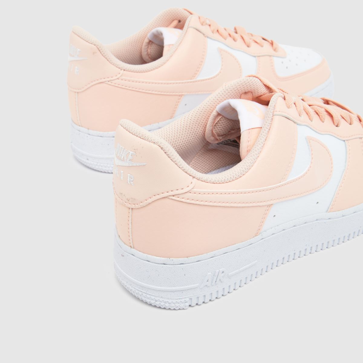 Damen Weiß-pink Nike Air Force Sneaker schuh