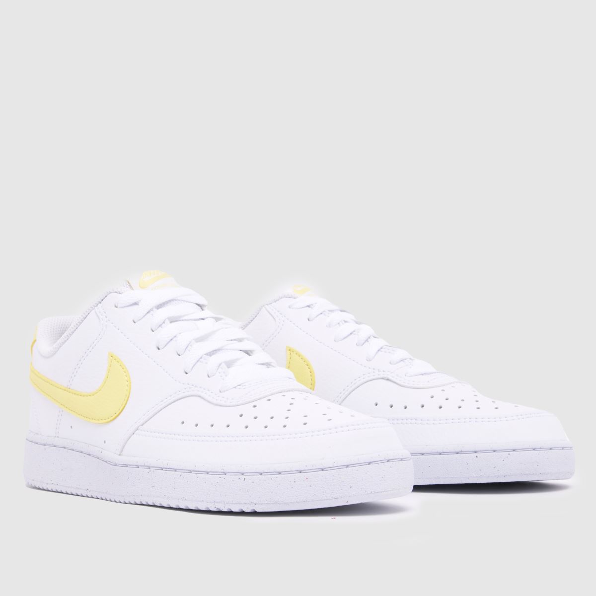 Nike Court Vision in White & Yellow Nike Court Vision 3