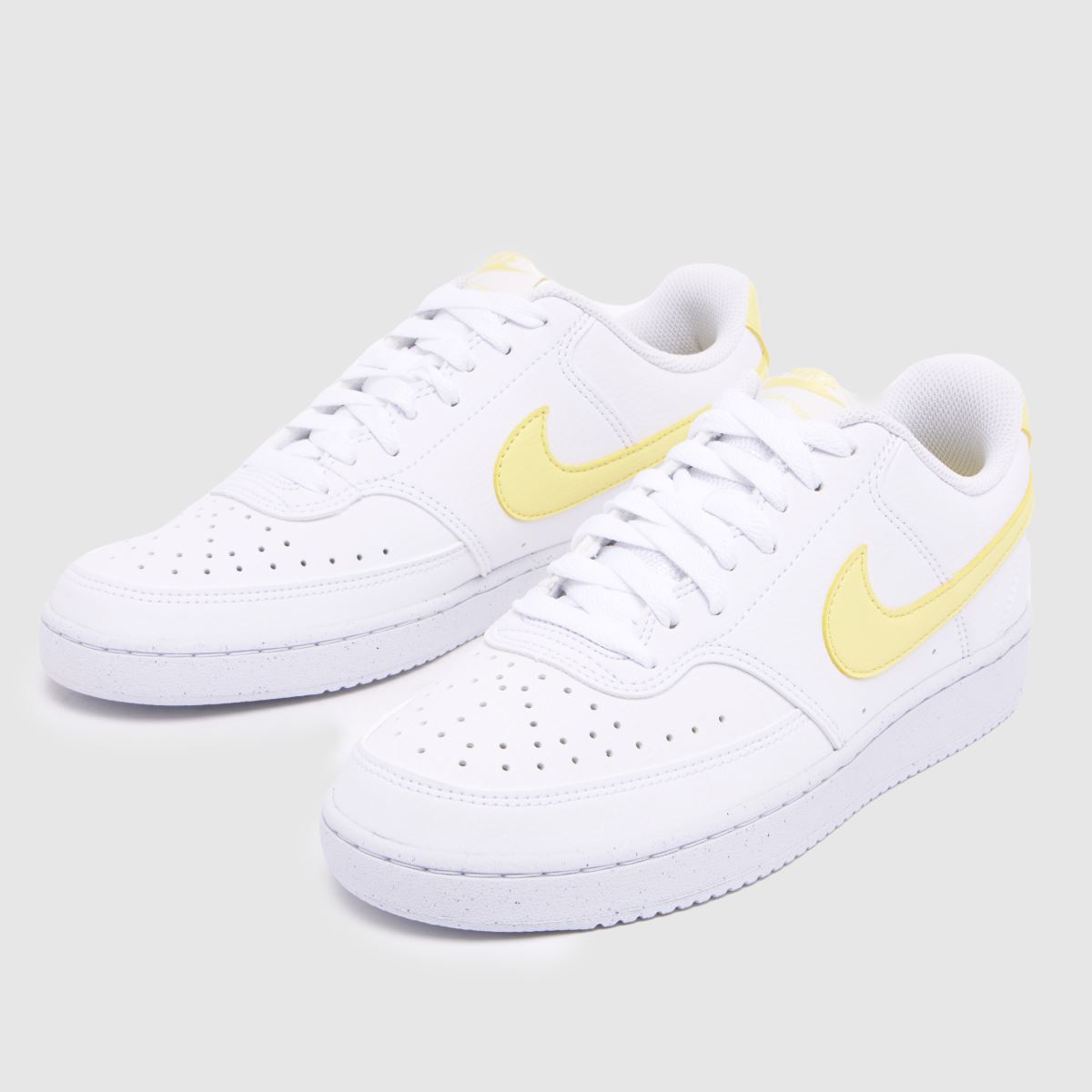 Nike Court Vision in White & Yellow Nike Court Vision 4