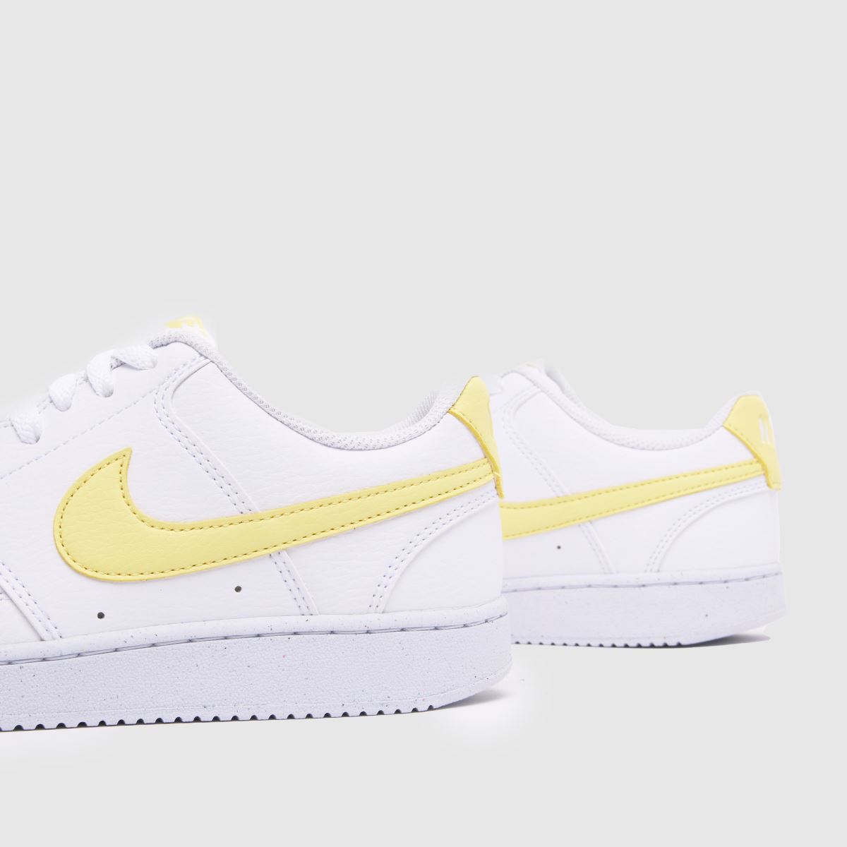 nike yellow white