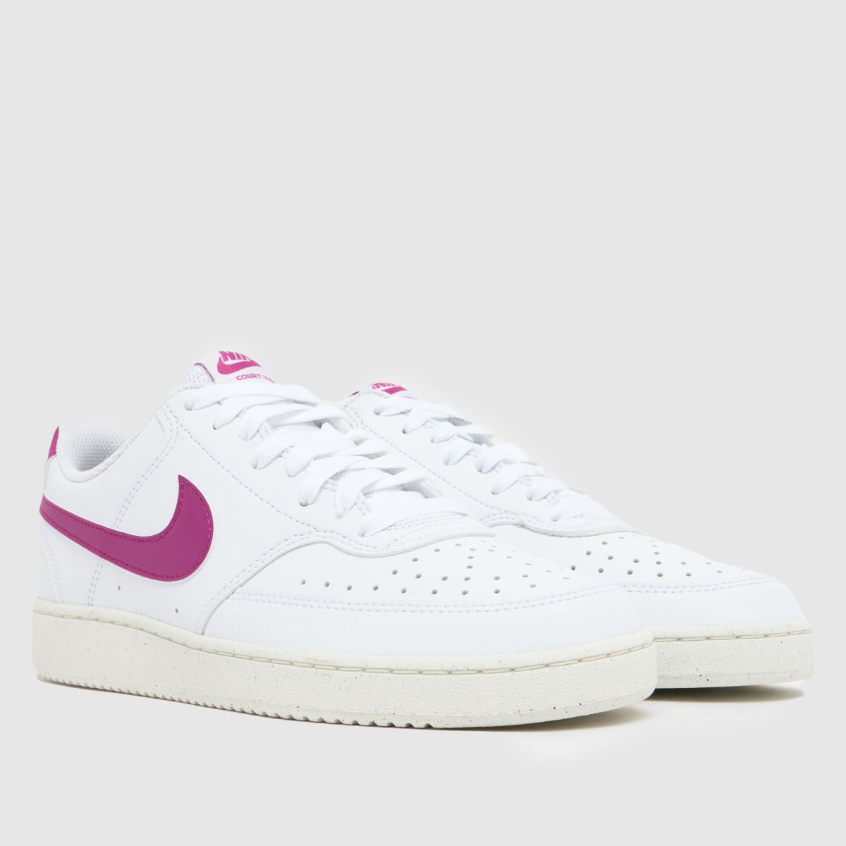 Nike Court Vision in White & Purple Nike Court Vision 3