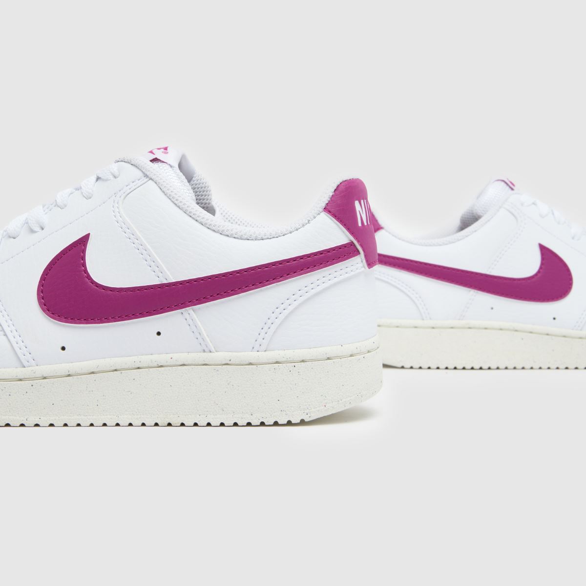 Nike Court Vision in White & Purple Nike Court Vision 4