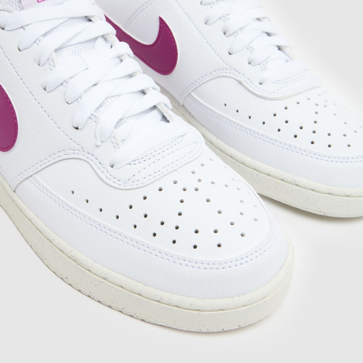 Nike Court Vision in White & Purple Nike Court Vision 7
