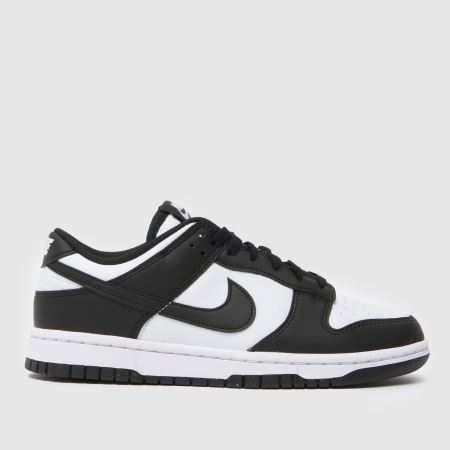 Womens Black & White Nike Dunk Low Trainers | schuh