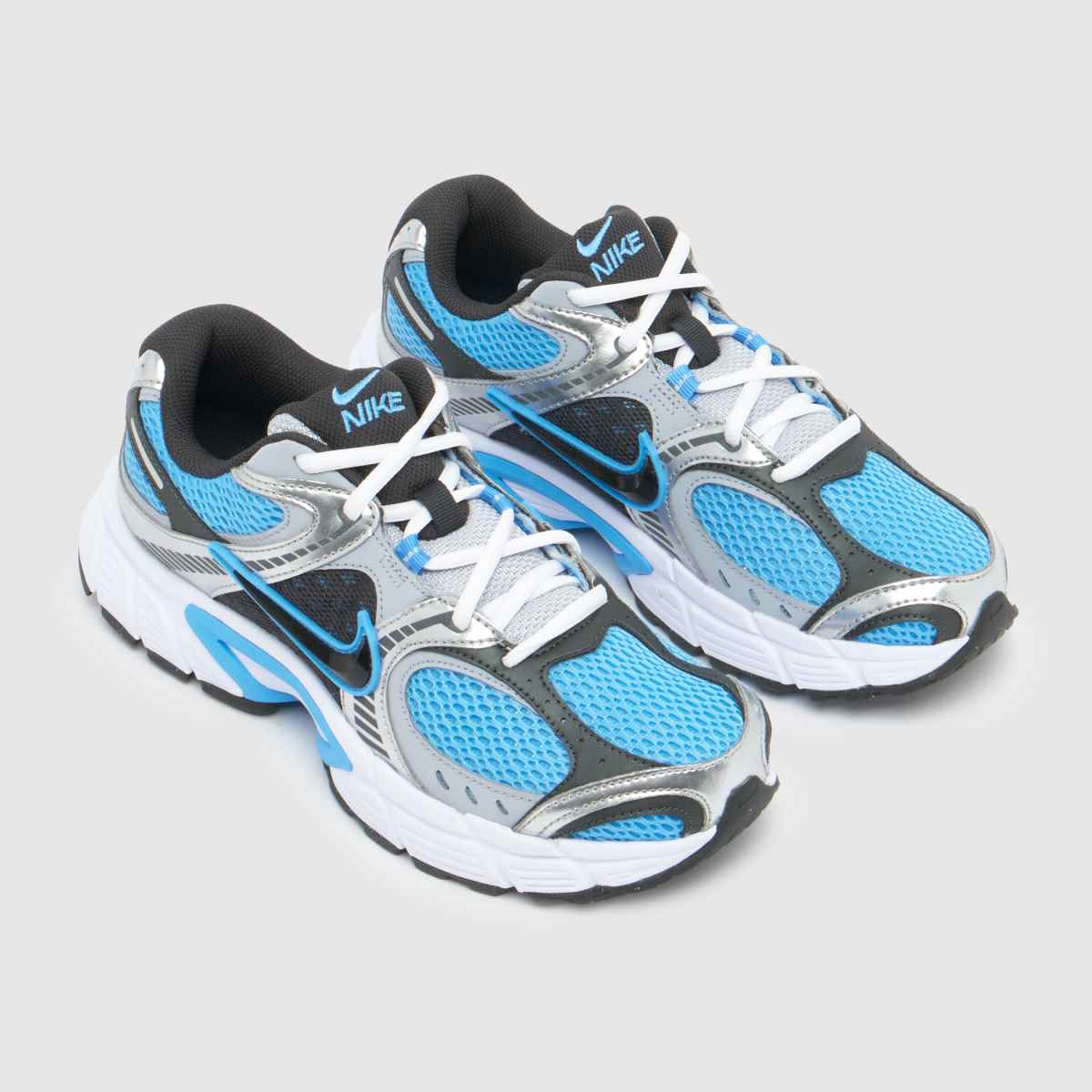 black white blue nike