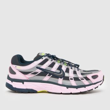 Nike Black & pink P-6000 Womens Trainers