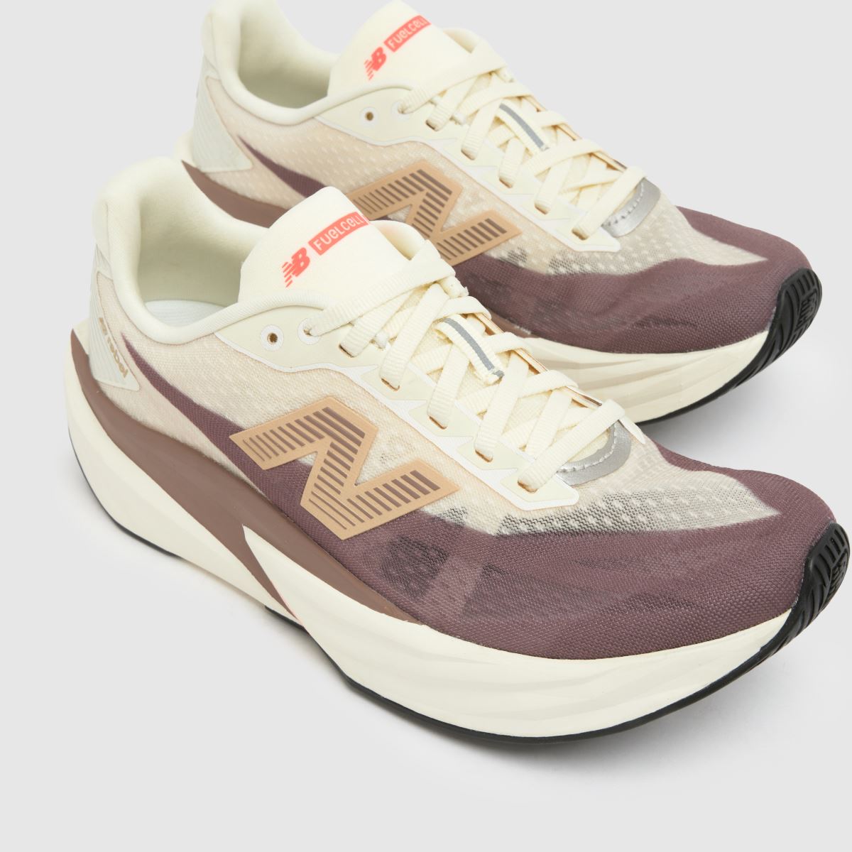 New Balance FuelCell Rebel v5 in Beige & Brown New Balance FuelCell Rebel v5 4