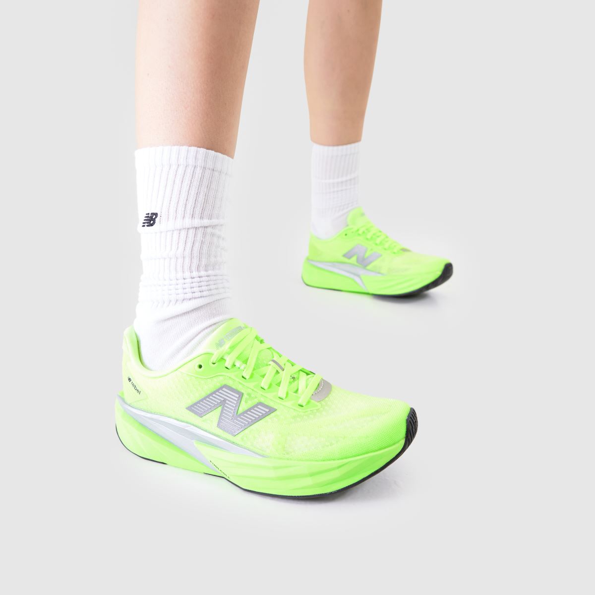 New Balance FuelCell Rebel V5 in Light Green New Balance FuelCell Rebel V5 8