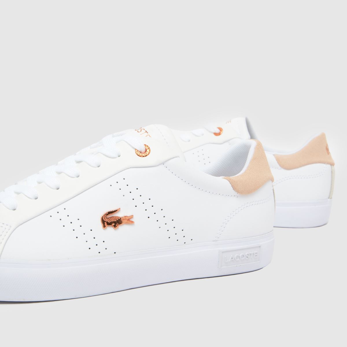 Lacoste Powercourt 2.0 in White & Pink Lacoste Powercourt 2.0 7