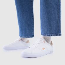Lacoste Powercourt 2.0 in White & Pink Lacoste Powercourt 2.0,2 of 4