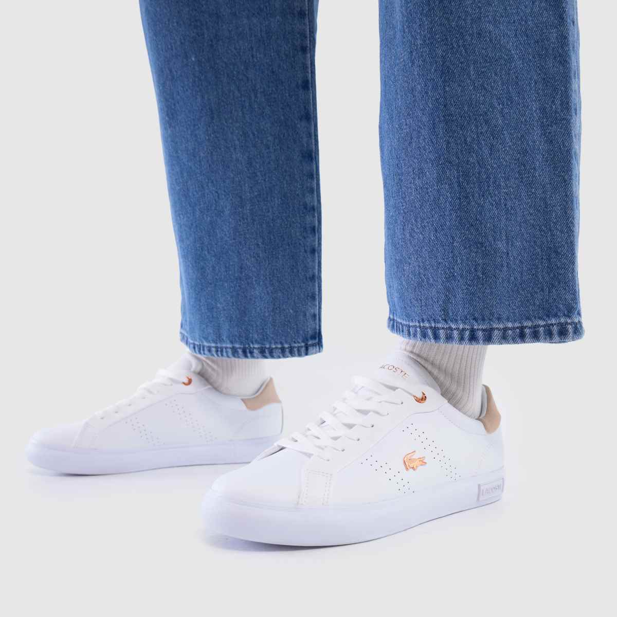 Lacoste Powercourt 2.0 in White & Pink Lacoste Powercourt 2.0 8