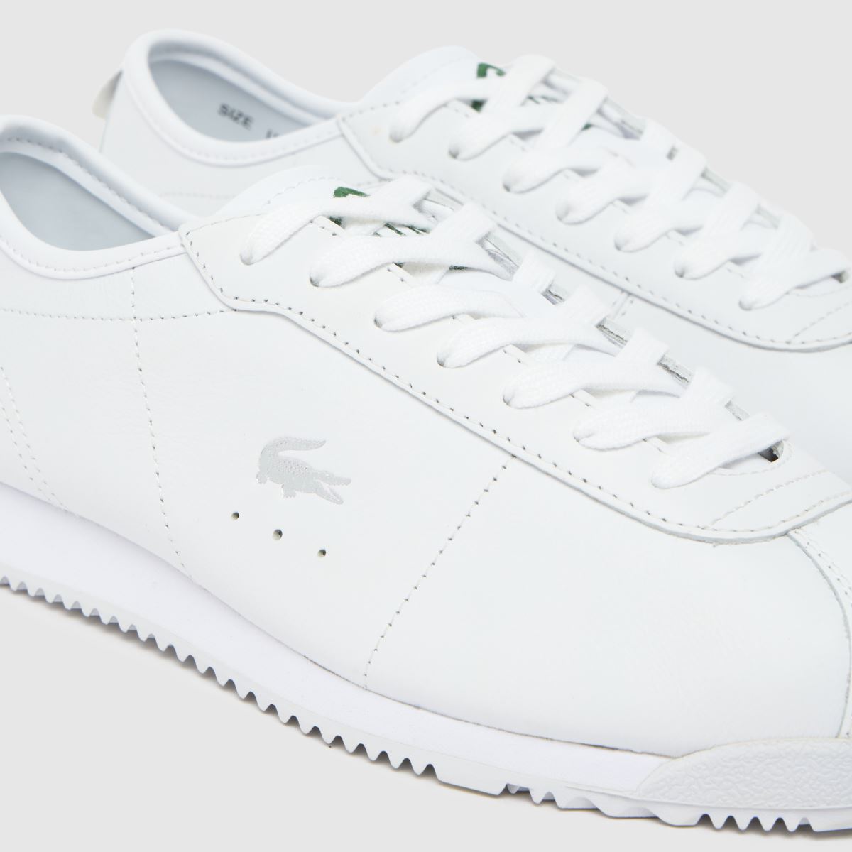 Lacoste Club Low in White Lacoste Club Low 4