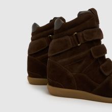 schuh Maxine Suede Wedge in Brown schuh Maxine Suede Wedge,3 of 4