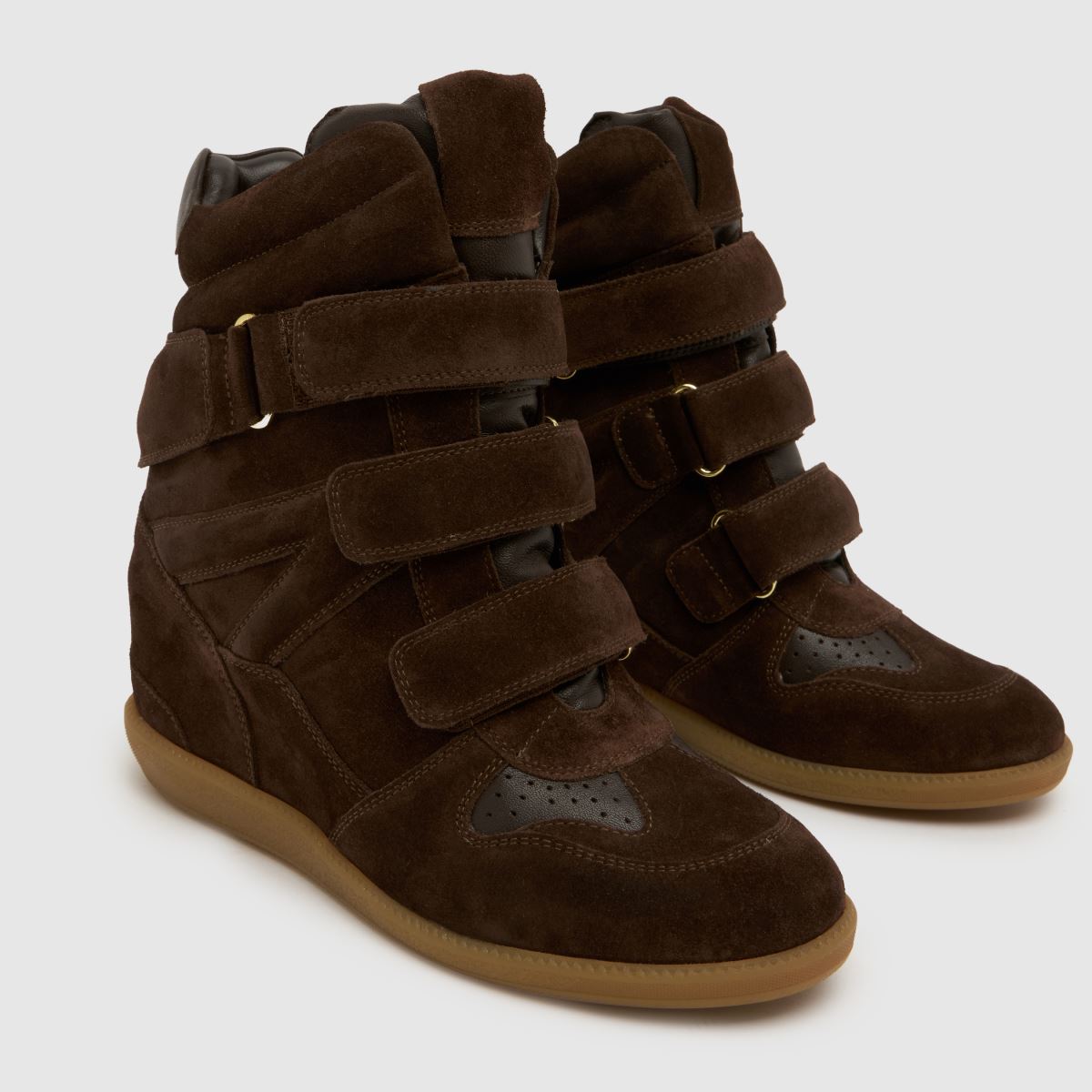 schuh Maxine Suede Wedge in Brown schuh Maxine Suede Wedge 7
