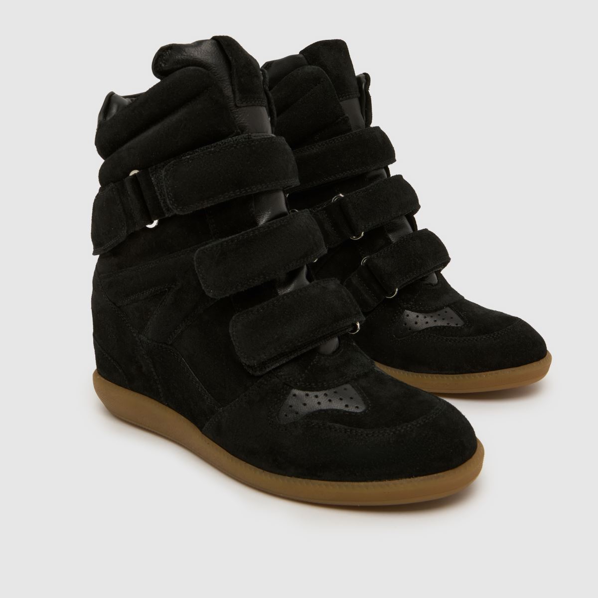 schuh Maxine Suede Wedge in Black schuh Maxine Suede Wedge 4