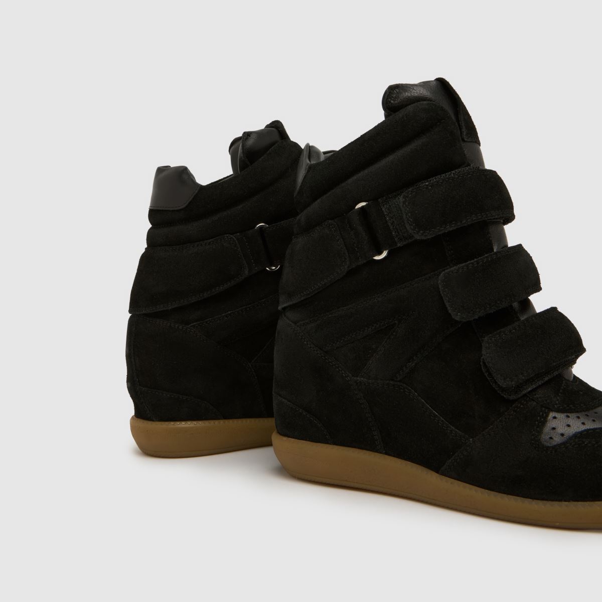 schuh Maxine Suede Wedge in Black schuh Maxine Suede Wedge 7