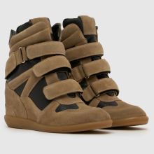 schuh Maxine Suede Wedge in Taupe schuh Maxine Suede Wedge,2 of 4