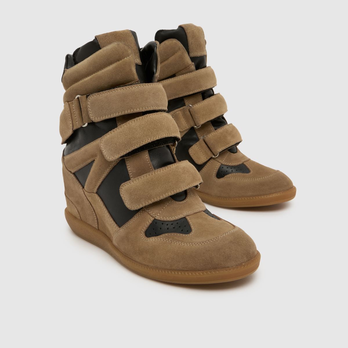 schuh Maxine Suede Wedge in Taupe schuh Maxine Suede Wedge 4
