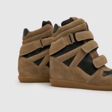 schuh Maxine Suede Wedge in Taupe schuh Maxine Suede Wedge,4 of 4