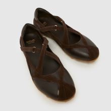 schuh Monday Leather Sneakerina in Brown schuh Monday Leather Sneakerina,3 of 4