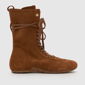 schuh Tan Morg Boxing Womens Trainers