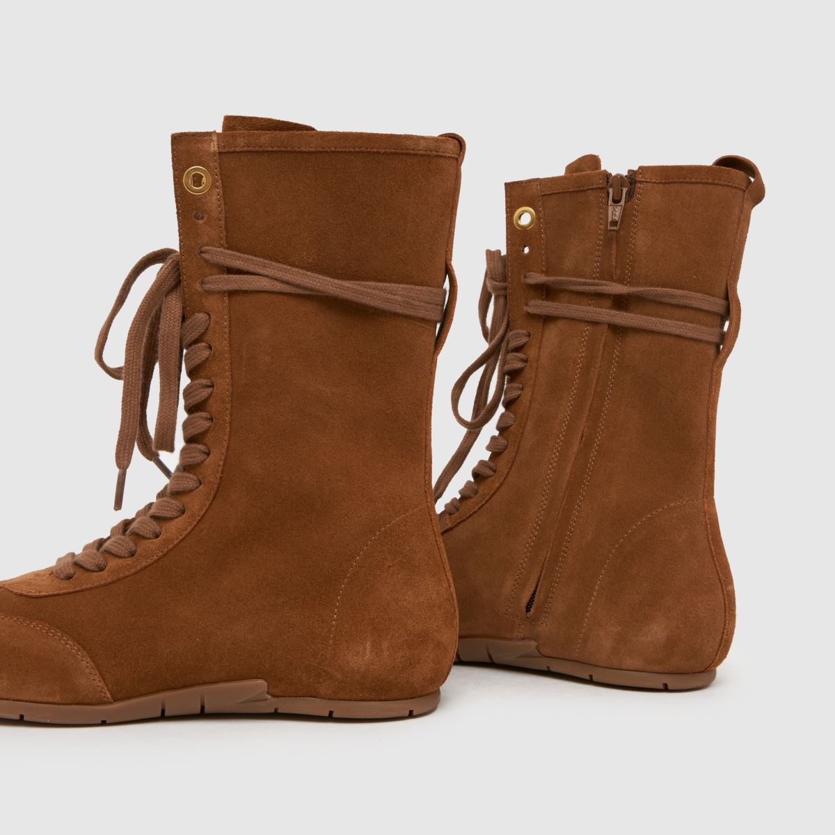 schuh Morg Suede Boxing Boot in Tan schuh Morg Suede Boxing Boot 7