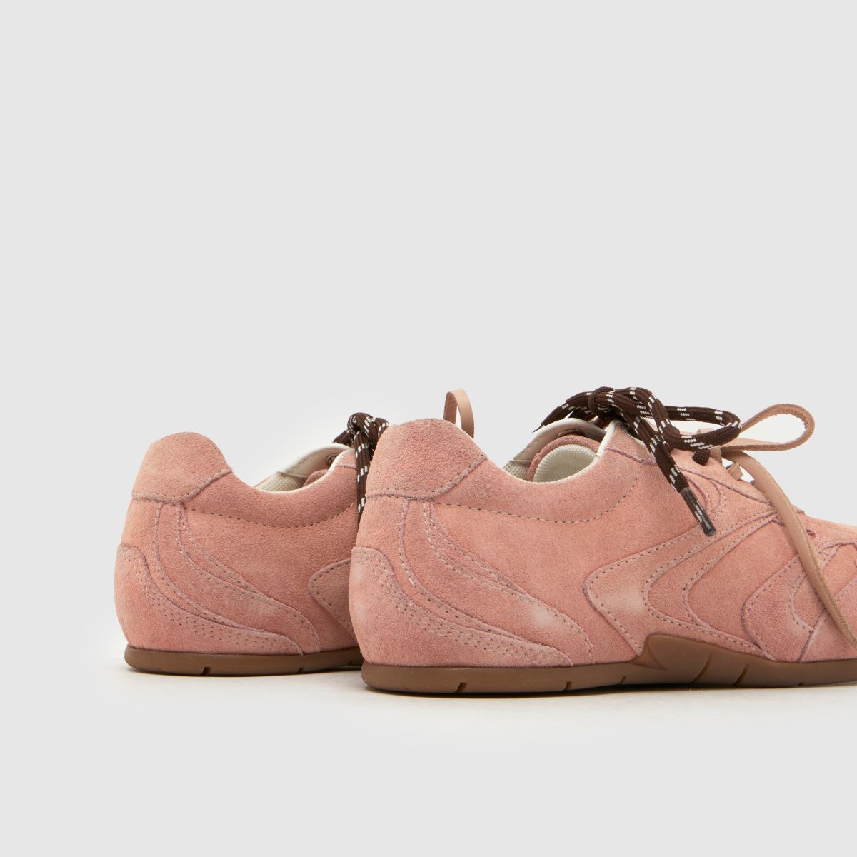 schuh Mindy Suede Lace Up in Pale Pink schuh Mindy Suede Lace Up 7