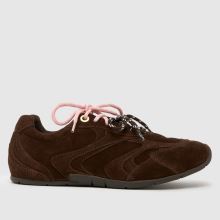 schuh Mindy Suede Lace Up in Brown schuh Mindy Suede Lace Up,1 of 4