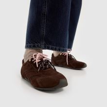 schuh Mindy Suede Lace Up in Brown schuh Mindy Suede Lace Up,2 of 4