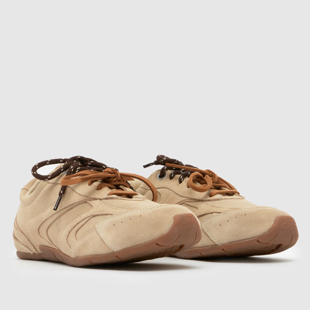 schuh Mindy Suede Lace Up in Beige schuh Mindy Suede Lace Up 8
